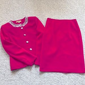 Kasper Blazer/Skirt 2-piece Suit Set